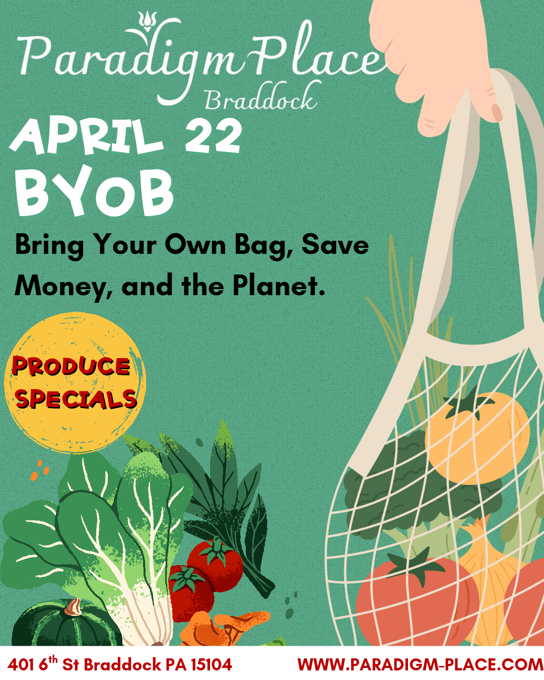 Earth Day event flyer